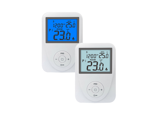 Riseem ABS 230V termostato digitale per sala riscaldamento / termostato di temperatura HVAC a grande schermo programmabile