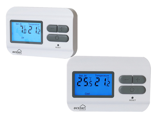 Riseem Push-button Easy Reader Non programmabile termostato manuale digitale elettrico per il riscaldamento
