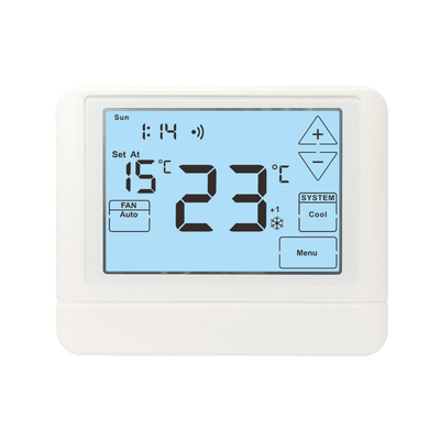 giorno di 24V Wifi 7 o 5/1/1 serrata programmabile della tastiera di accuratezza ±1°C del termostato della stanza