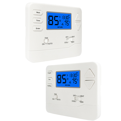 Termostato per pompa di calore non programmabile per la casa fino a 2 livelli di riscaldamento e 1 di raffreddamento