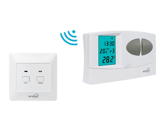 Riseem EL Back Light Termostato settimanale programmabile per aria a RF per riscaldamento a pavimento