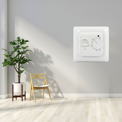 Acqua AC riscaldamento digitale termostato elettronico in bianco