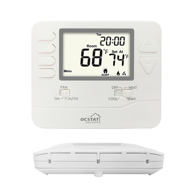 Termostato non programmabile 24VAC di HVAC di accuratezza 1°C dell'UL per l'hotel