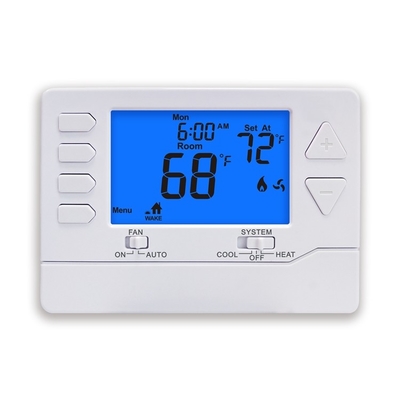 Riseem programmabile 24V 1 calore 1 freddo termostato condizionatore d'aria per sistema HVAC