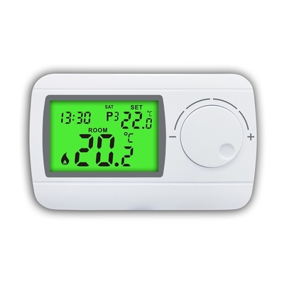 Riseem 230V Termostato termostatico a caldaia digitale cablato ABS programmabile settimanale per sistema HVAC