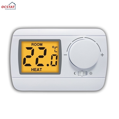 Riseem LCD termostati di riscaldamento da pavimento non programmabili 6A con sensore NTC intelligente