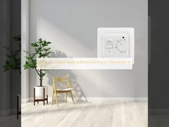 Acqua AC riscaldamento digitale termostato elettronico in bianco