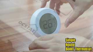 termostato tondo semplice per caldaia